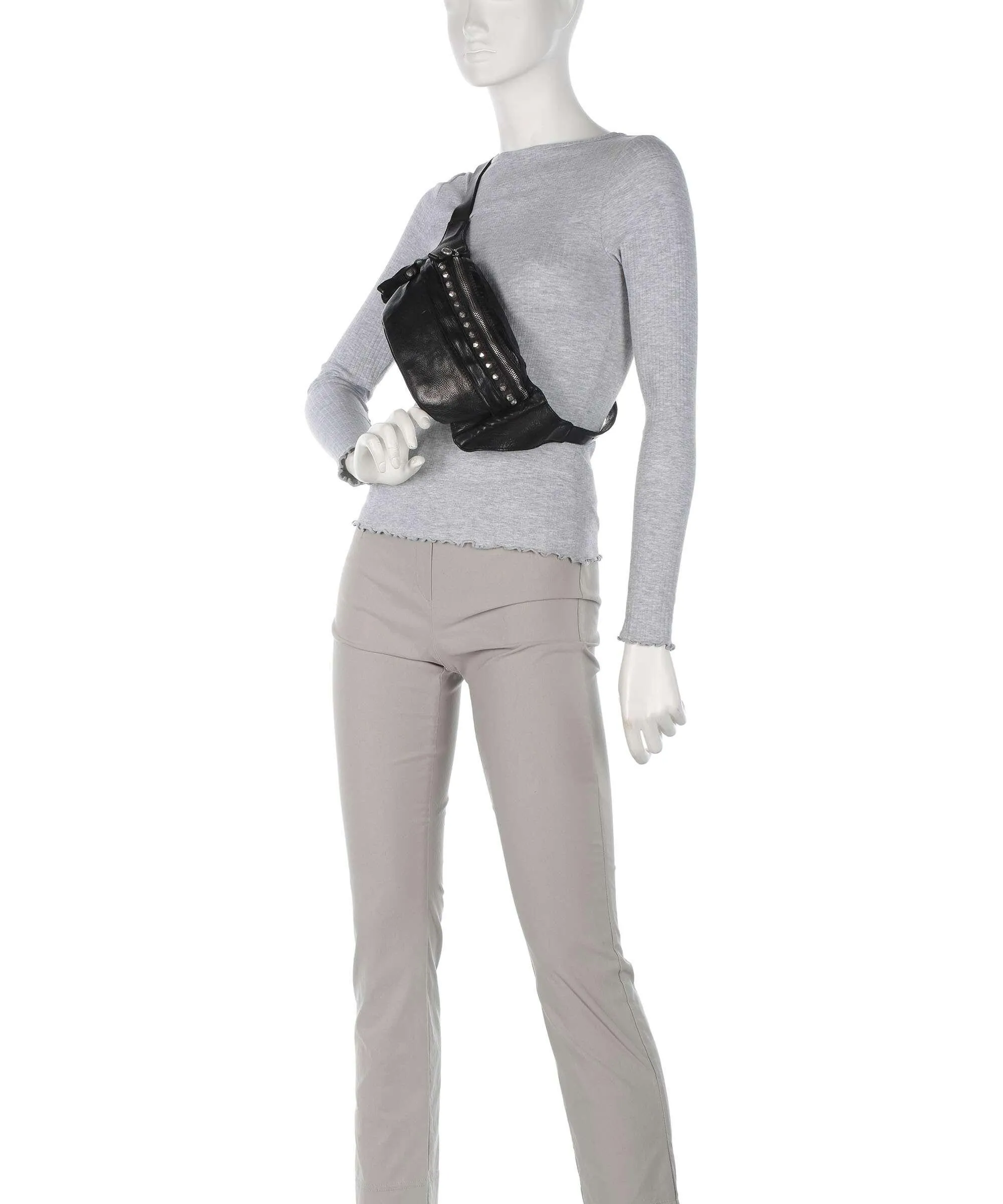  Campomaggi Borsa sling pelle bovina nero  