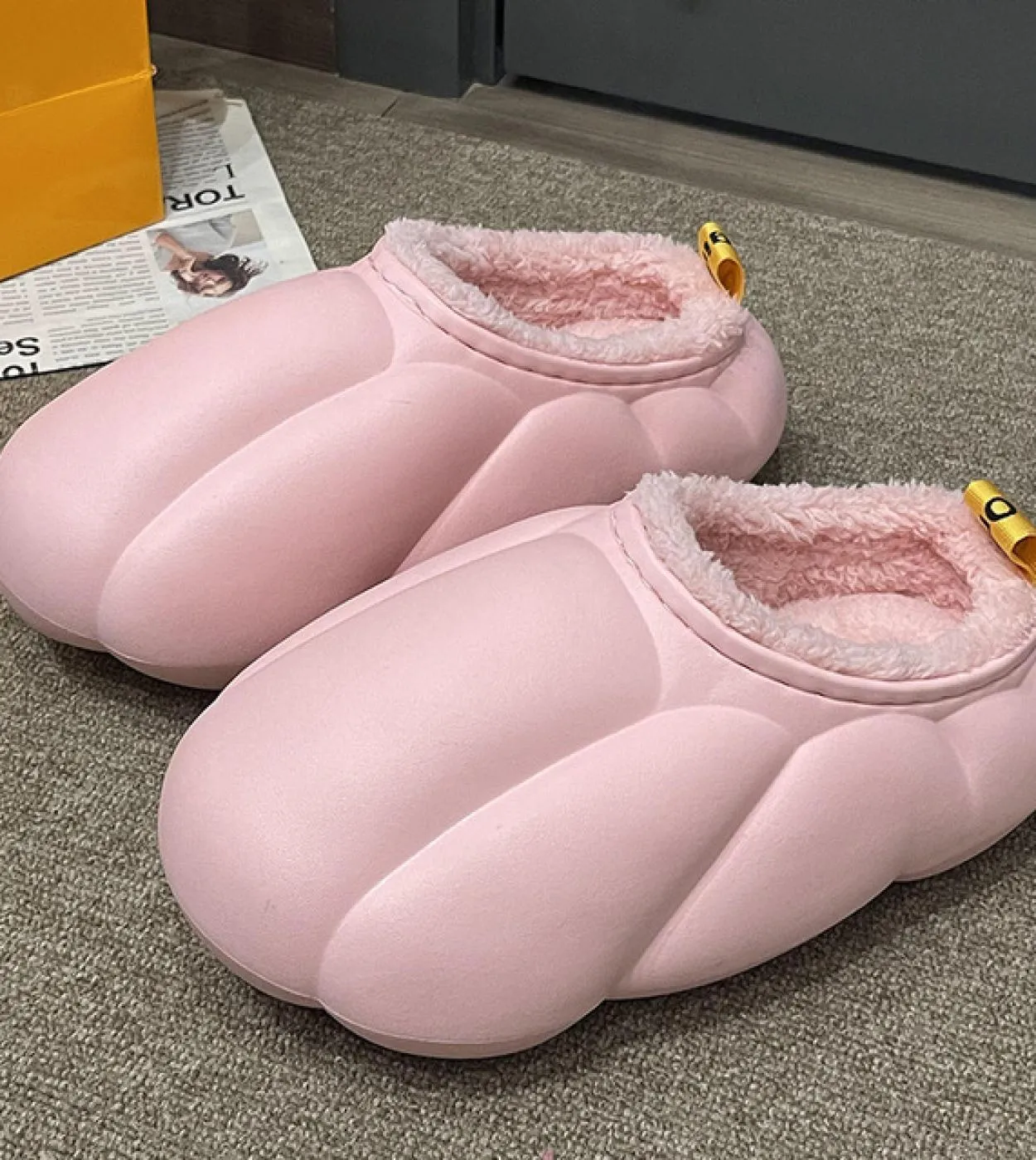 Capispalla in velluto Capispalla in cotone Pantofola di zucca Pantofole di velluto Pantofole di cotone Pantofole da donna