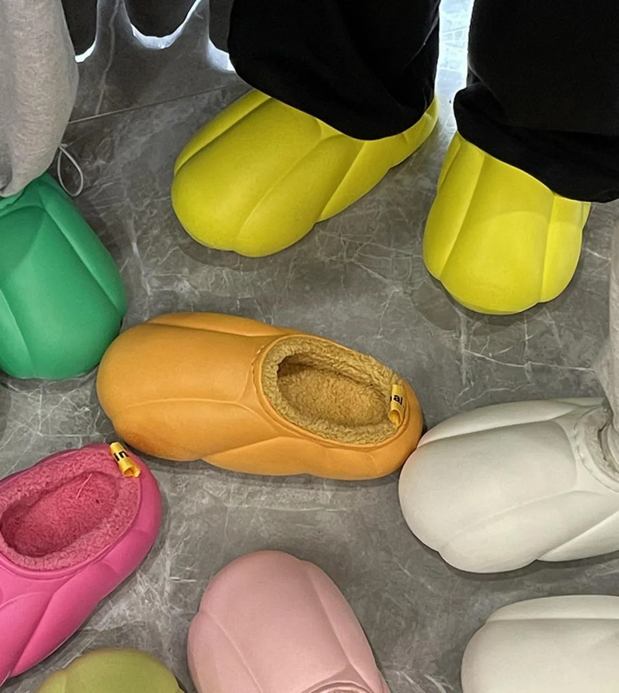 Capispalla in velluto Capispalla in cotone Pantofola di zucca Pantofole di velluto Pantofole di cotone Pantofole da donna