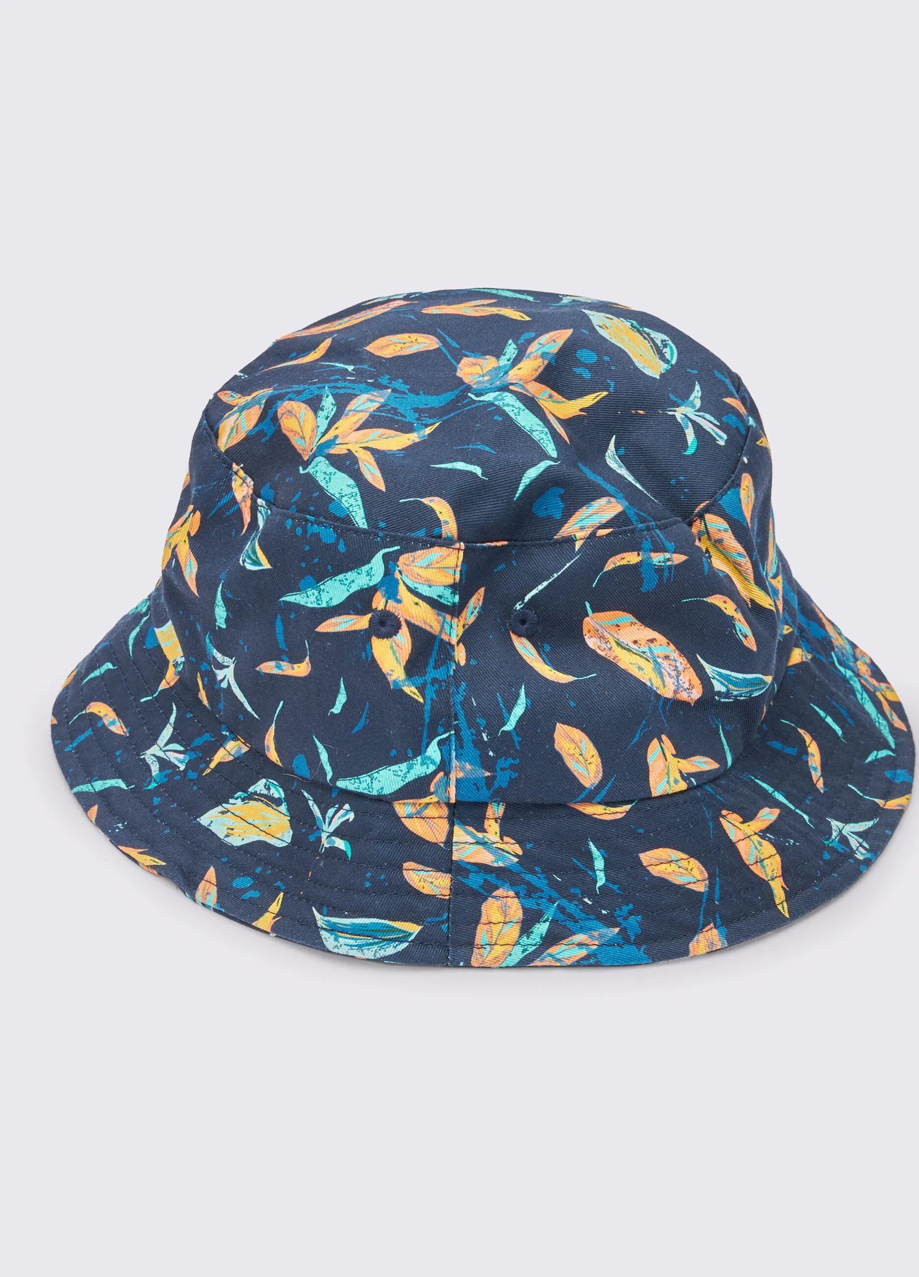 Cappello bucket in puro cotone uomo
