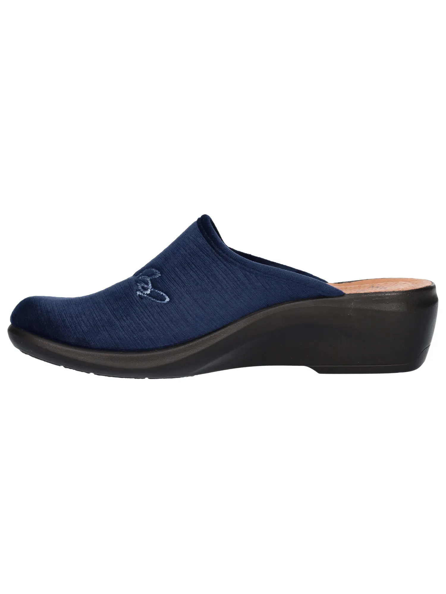 Ciabatta con zeppa Fly Flot da donna blu