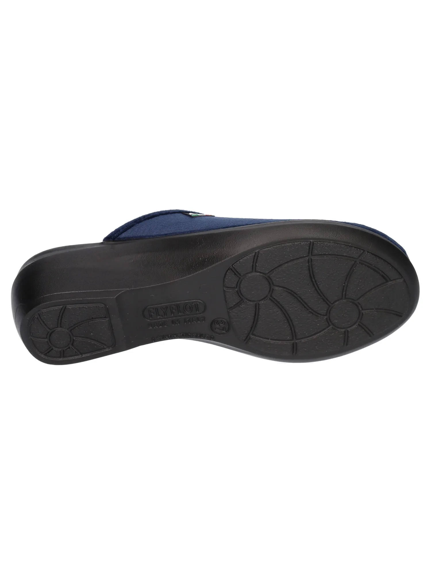 Ciabatta con zeppa Fly Flot da donna blu