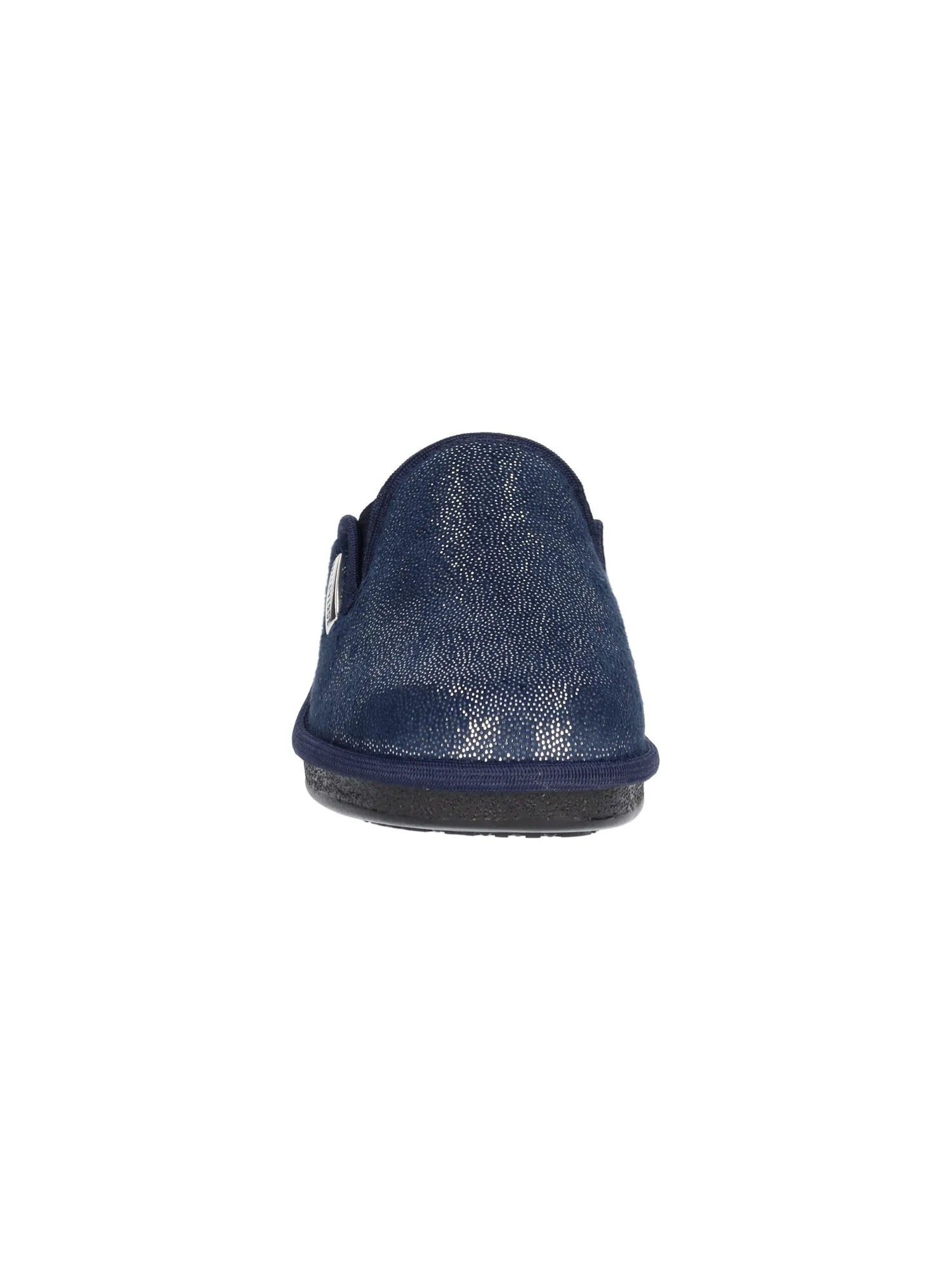 Ciabatta zeppa bassa Valleverde da donna blu