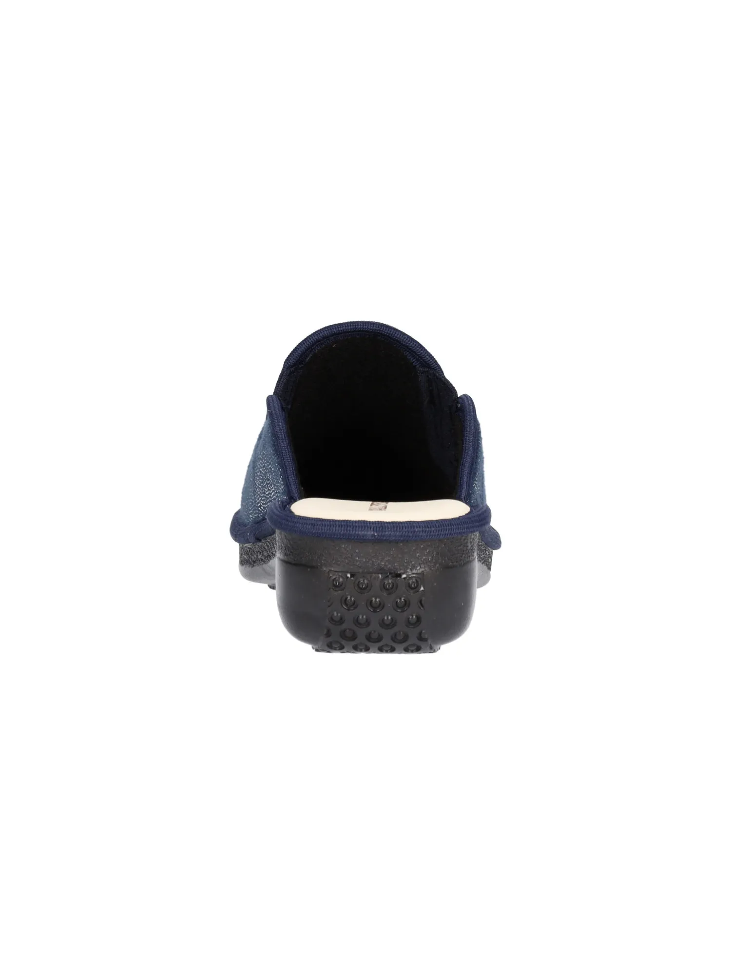 Ciabatta zeppa bassa Valleverde da donna blu