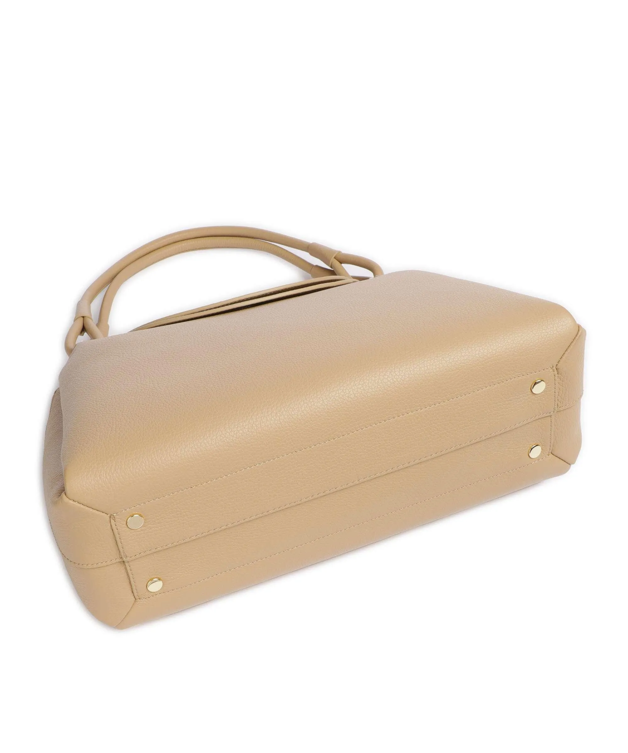 Coccinelle Eclyps Borsa a spalla pelle granulata beige  