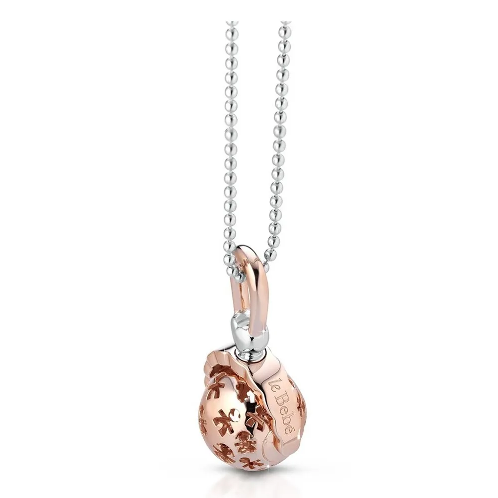 Collana con Ciondolo Suonamore Oro Rosa Donna Le Bebé – I Sonaglini