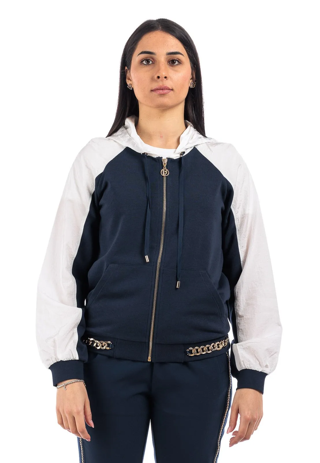 CON CAPPUCCIO - Felpa con zip
