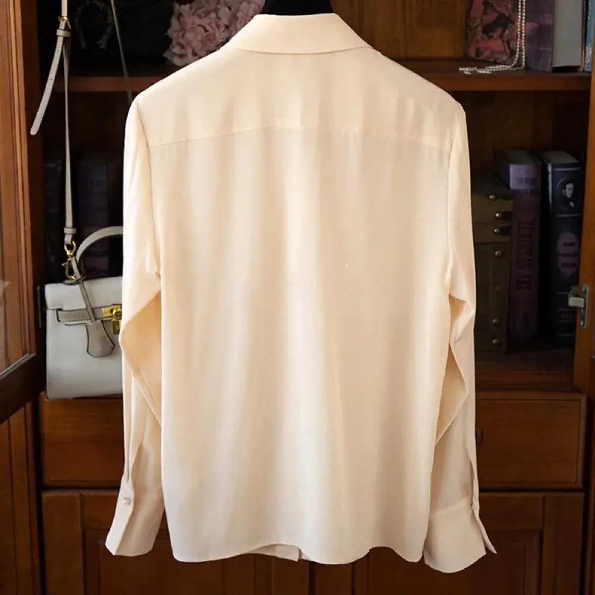 Design Sense Camicie con risvolto abbottonato color arcobaleno Camicie da donna a maniche lunghe Camisas De Mujer