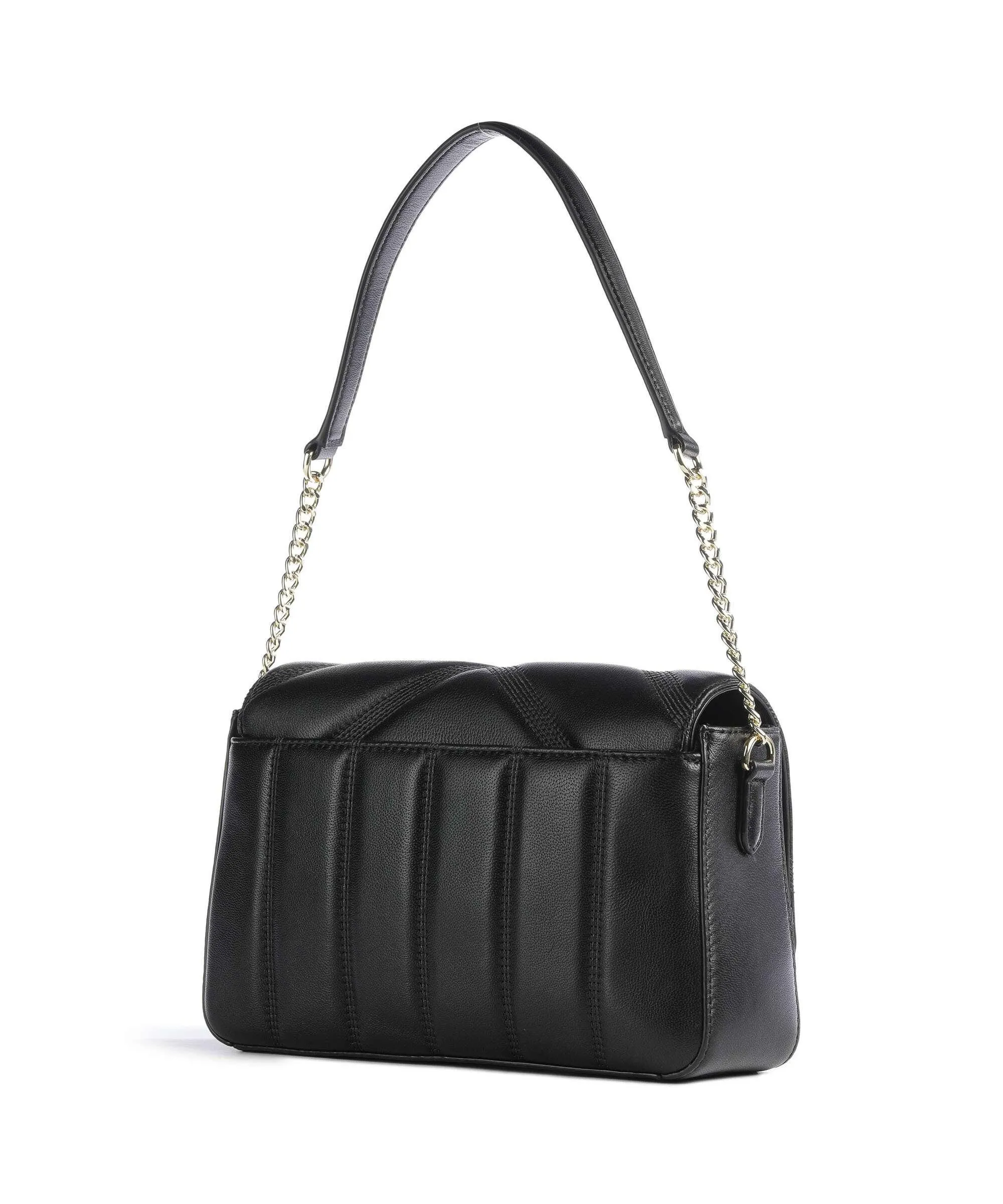  DKNY Becca Borsa a spalla cuoio di agnello nero  