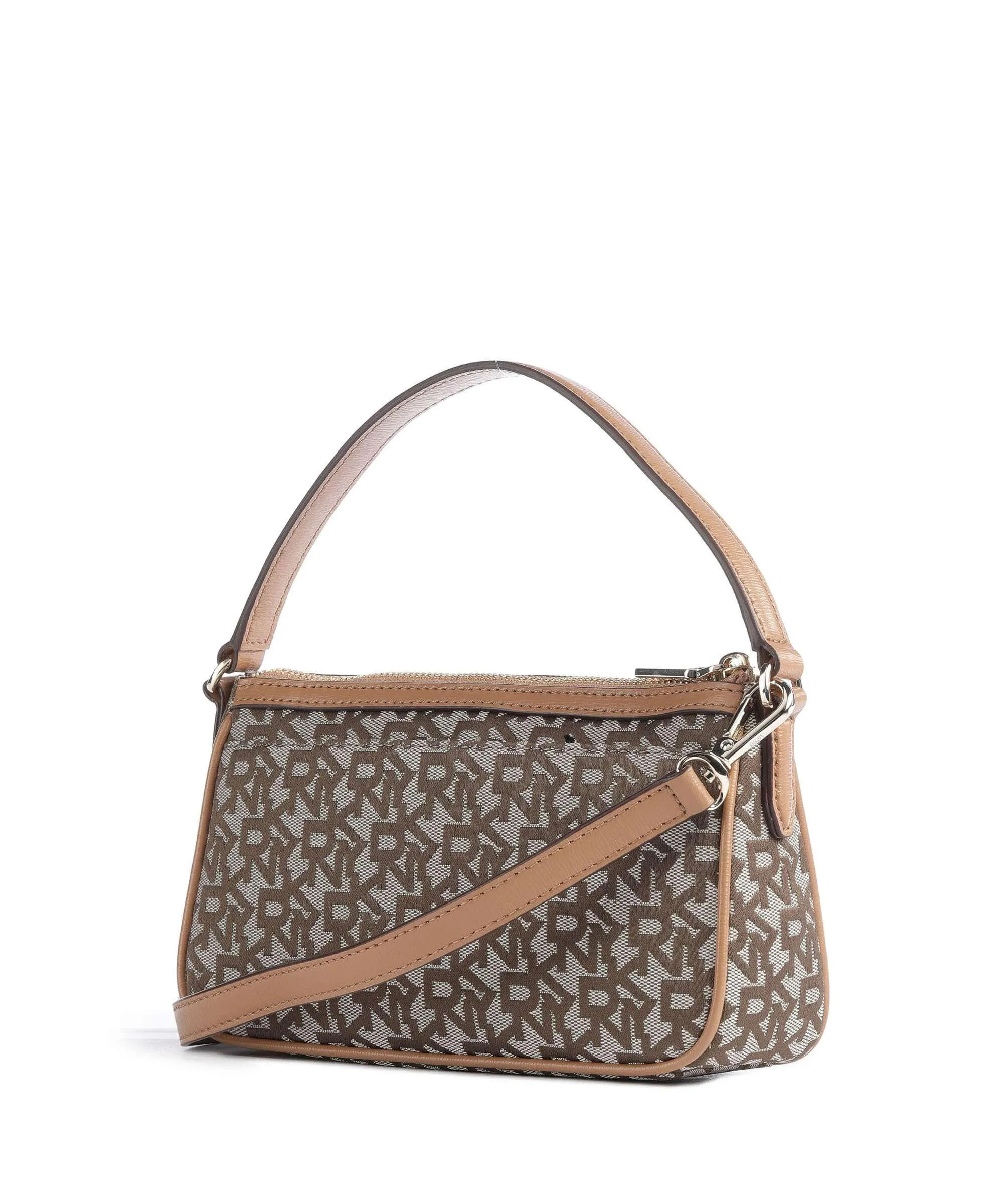  DKNY Bryant Borsa a spalla poliestere marrone  