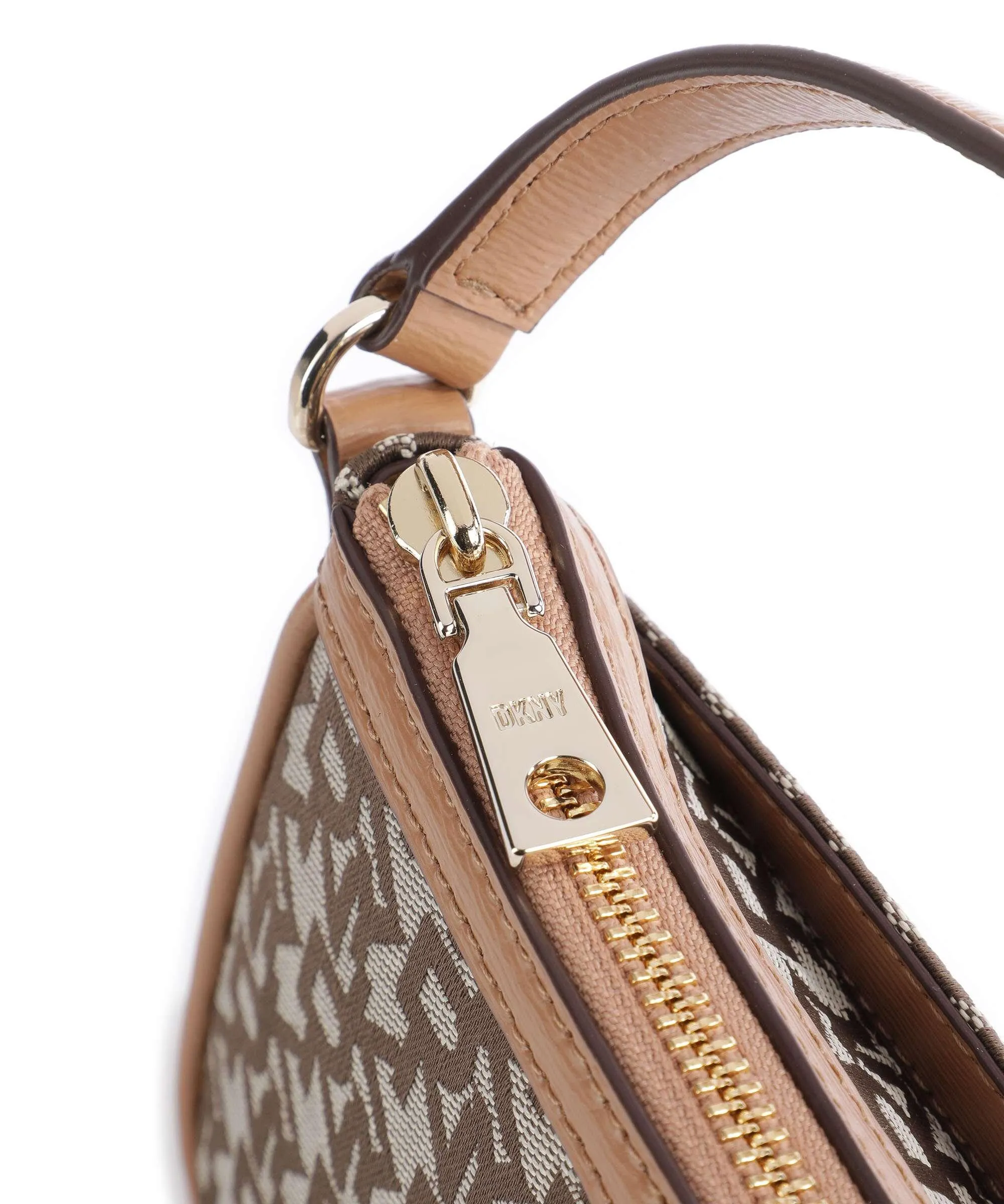  DKNY Bryant Borsa a spalla poliestere marrone  