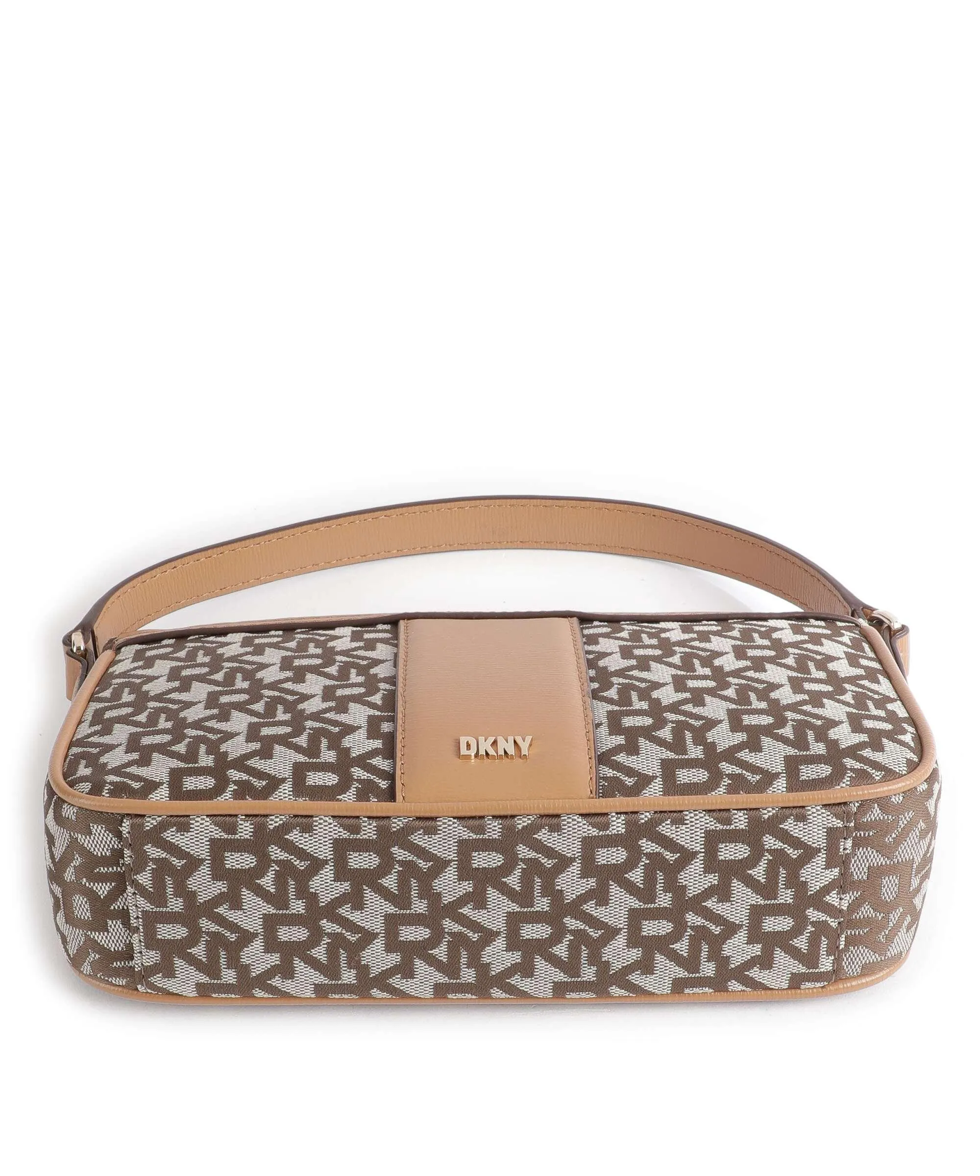  DKNY Bryant Borsa a spalla poliestere marrone  