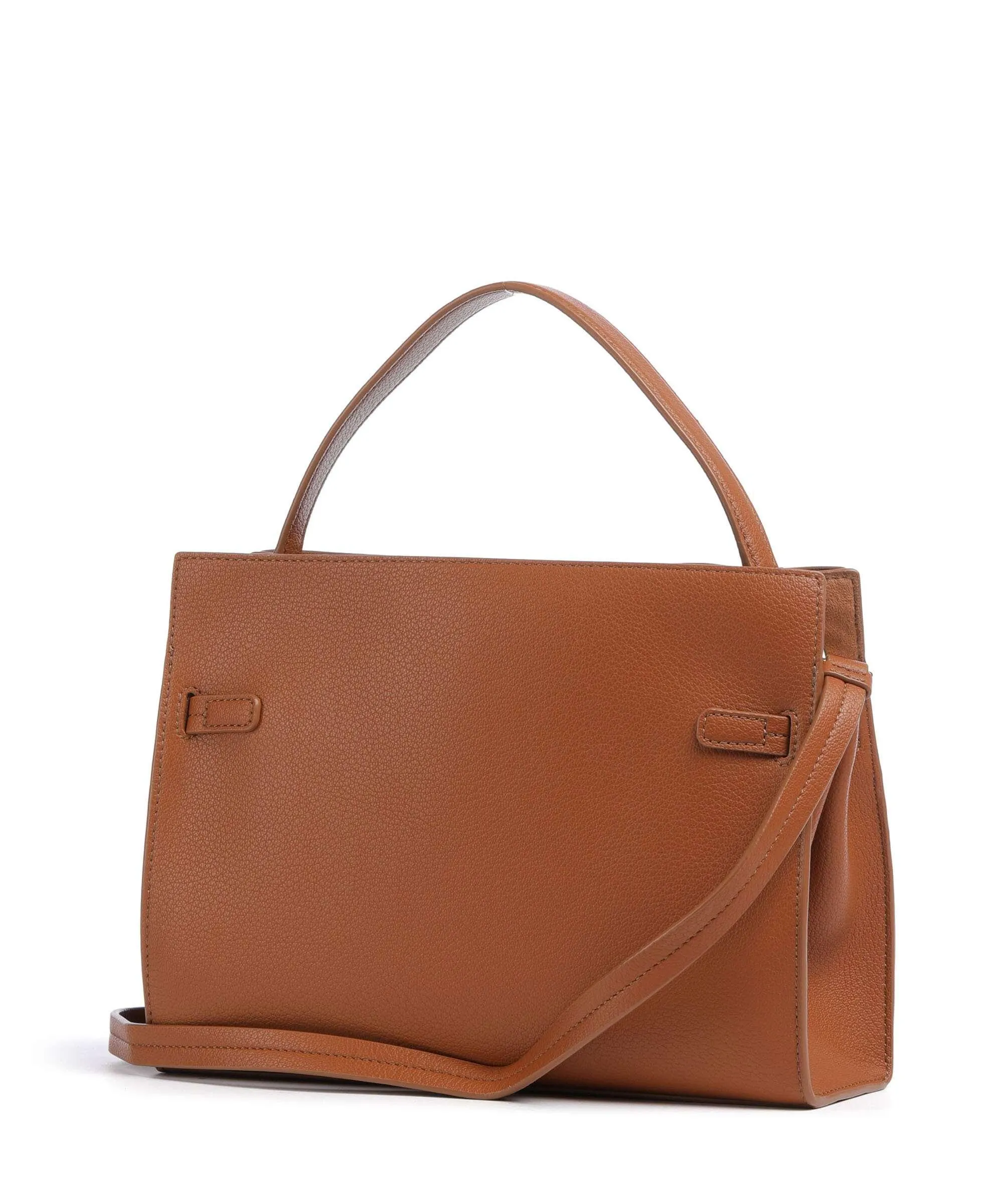  DKNY Bushwick Borsa a mano pelle di vacchetta finemente grana cognac  