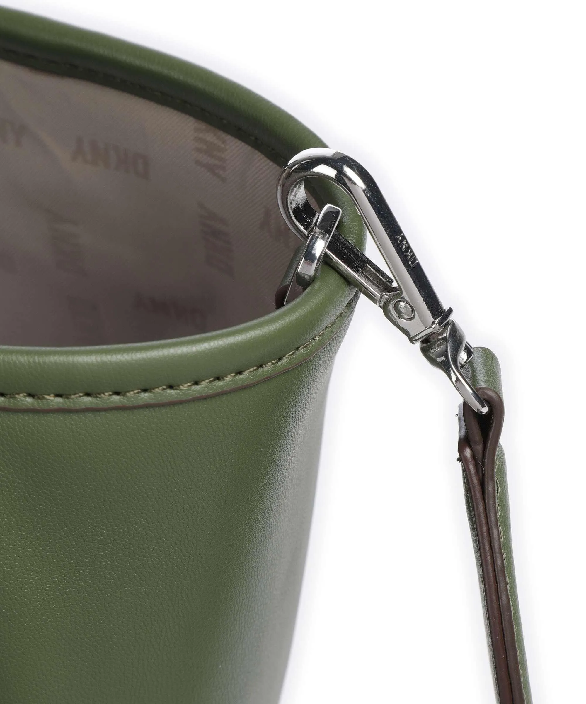 DKNY Drew Borsa a mano pelle sintetica verde scuro  