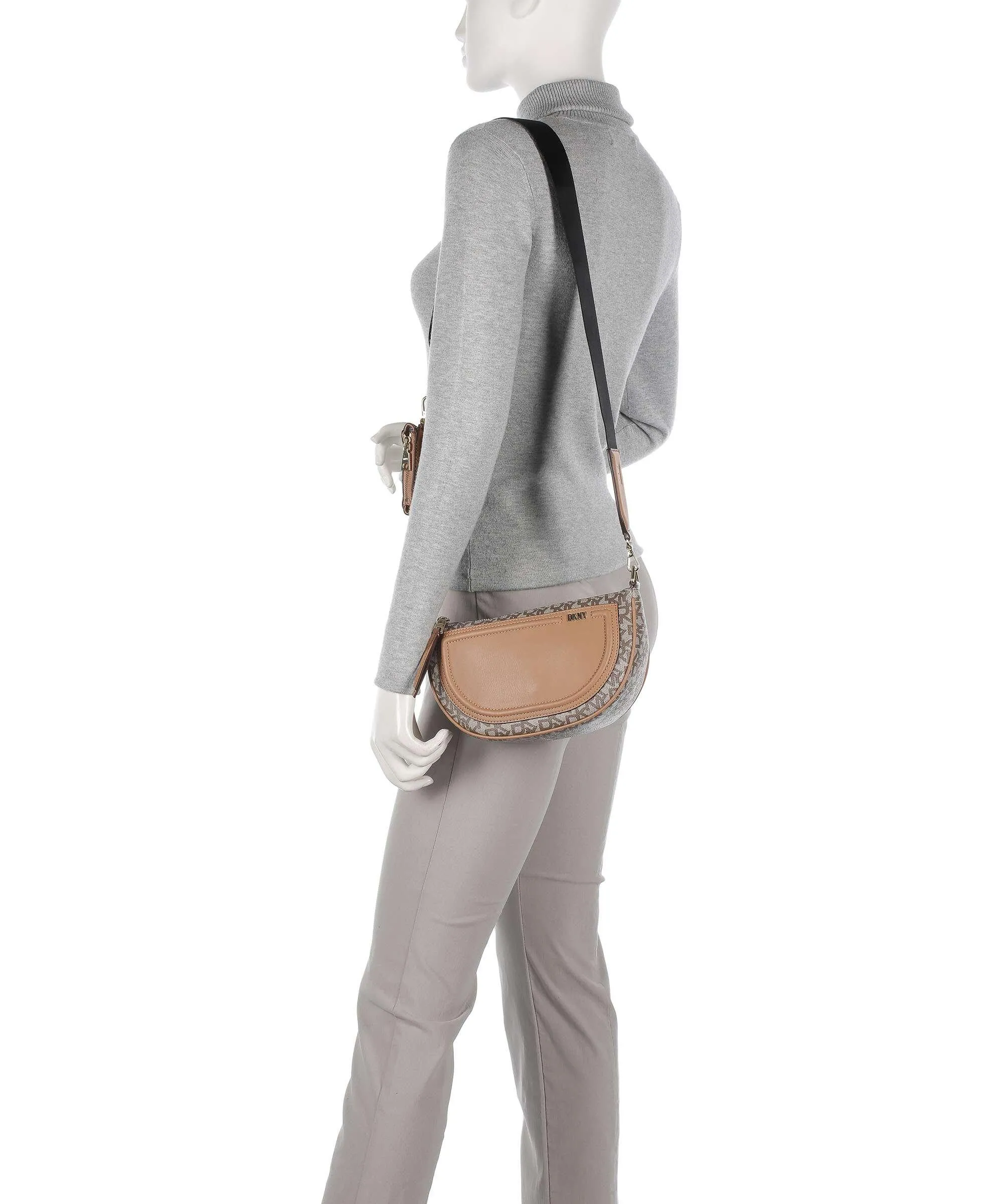  DKNY Orion Borsa a tracolla pelle sintetica marrone  