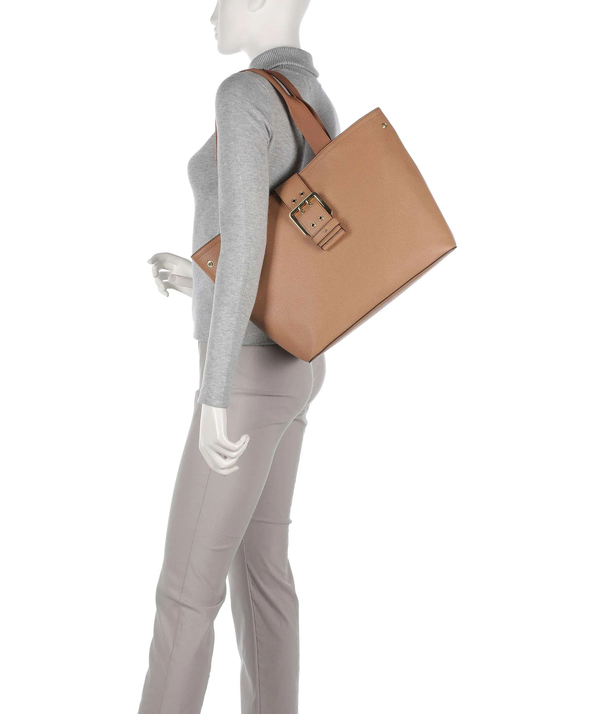 DKNY Rita Borsa shopper pelle sintetica marrone chiaro  