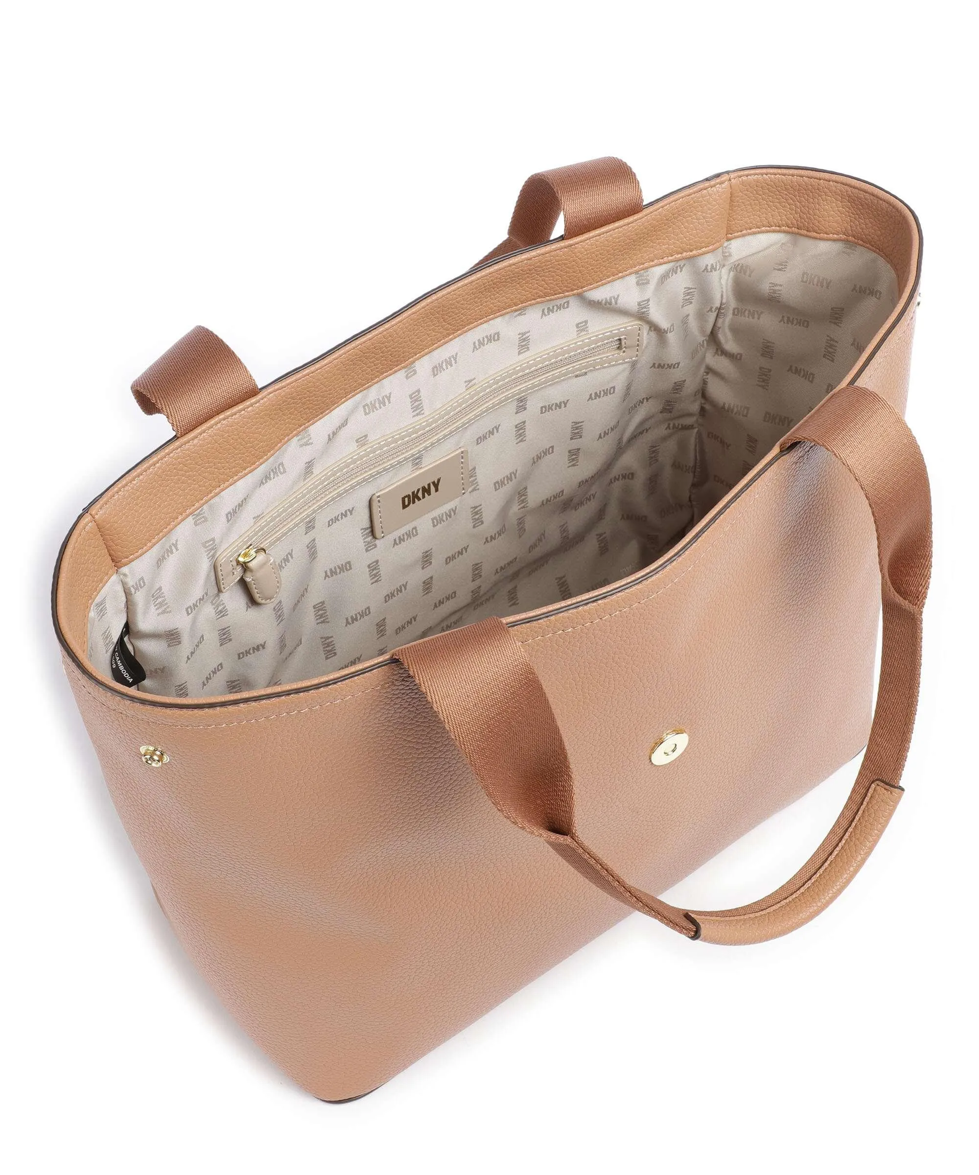  DKNY Rita Borsa shopper pelle sintetica marrone chiaro  