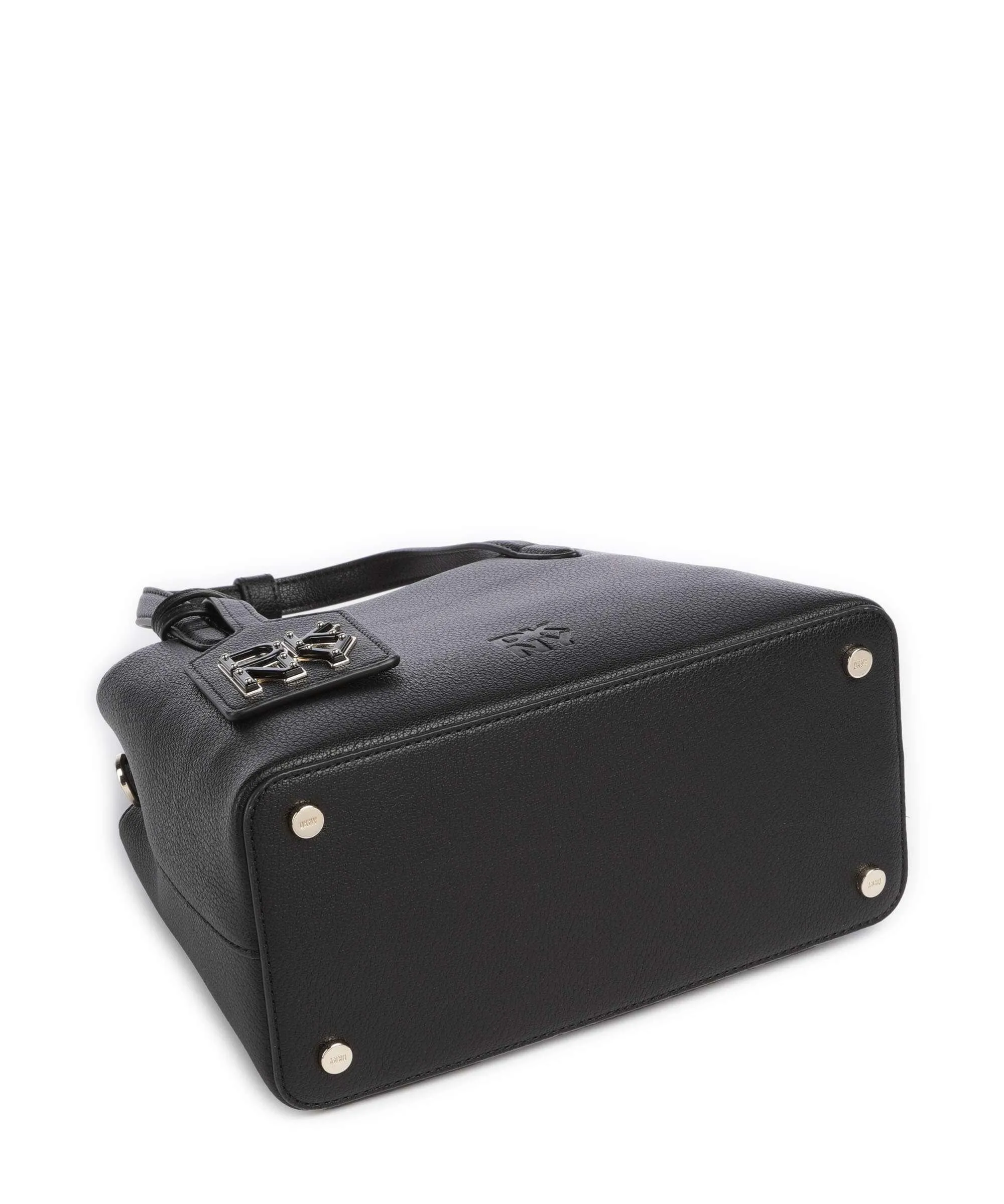  DKNY Yorkville Borsa a mano pelle di vacchetta grana nero  