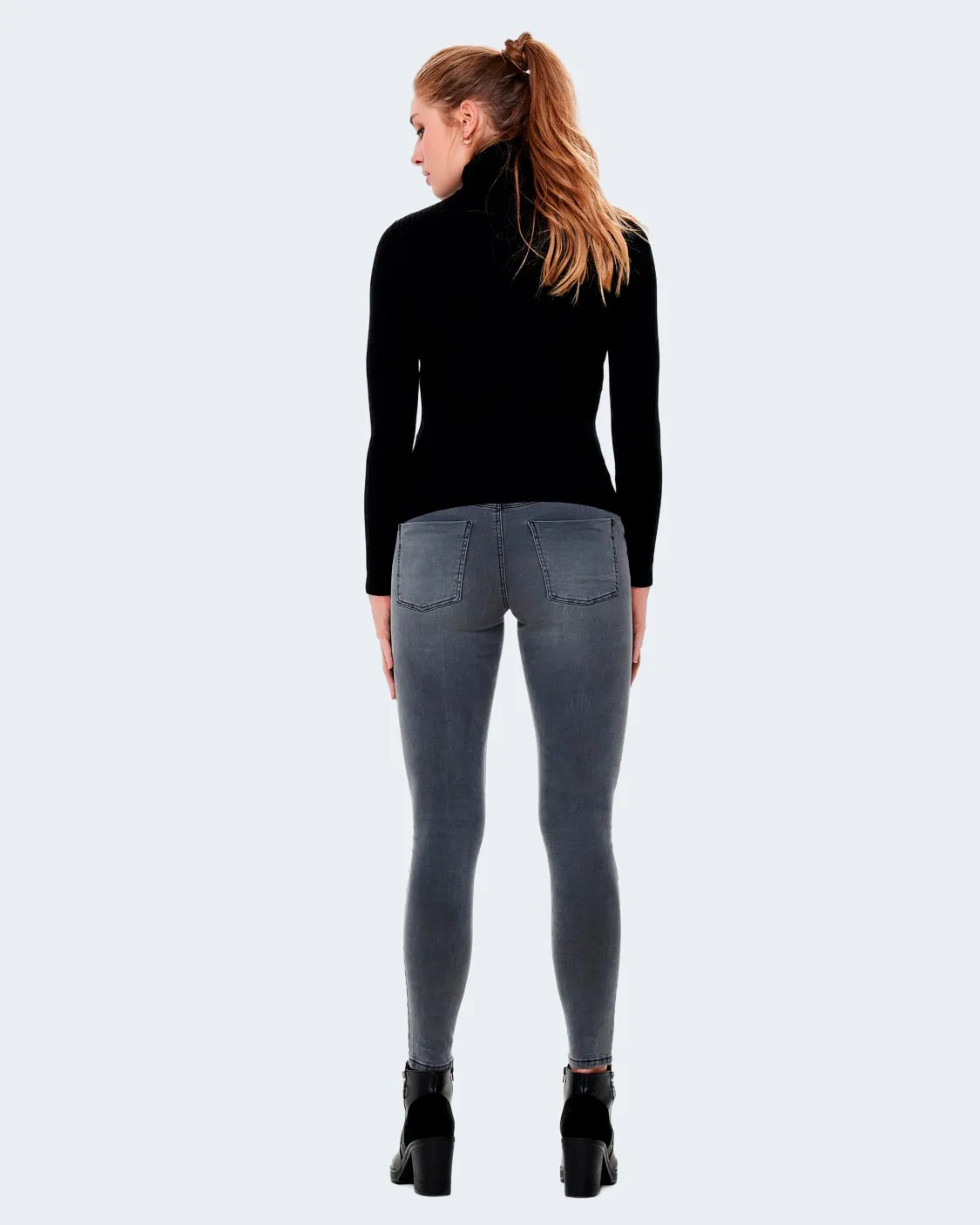 Dolcevita Only ONLKAROL L/S ROLLNECK KNT NOOS Nero