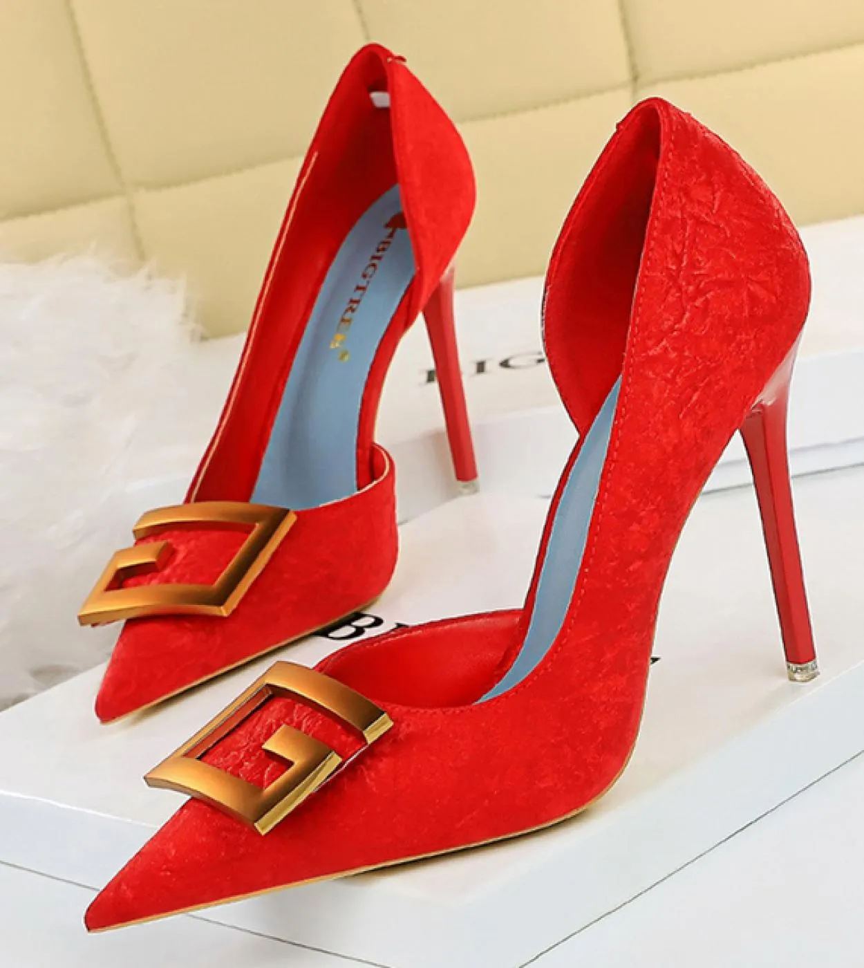 Donna 7,5 cm 10,5 cm Tacchi alti Décolleté verdi Lady Wedding Designer di lusso Tacchi a spillo Tacchi bassi Fetish Nightclub Pl