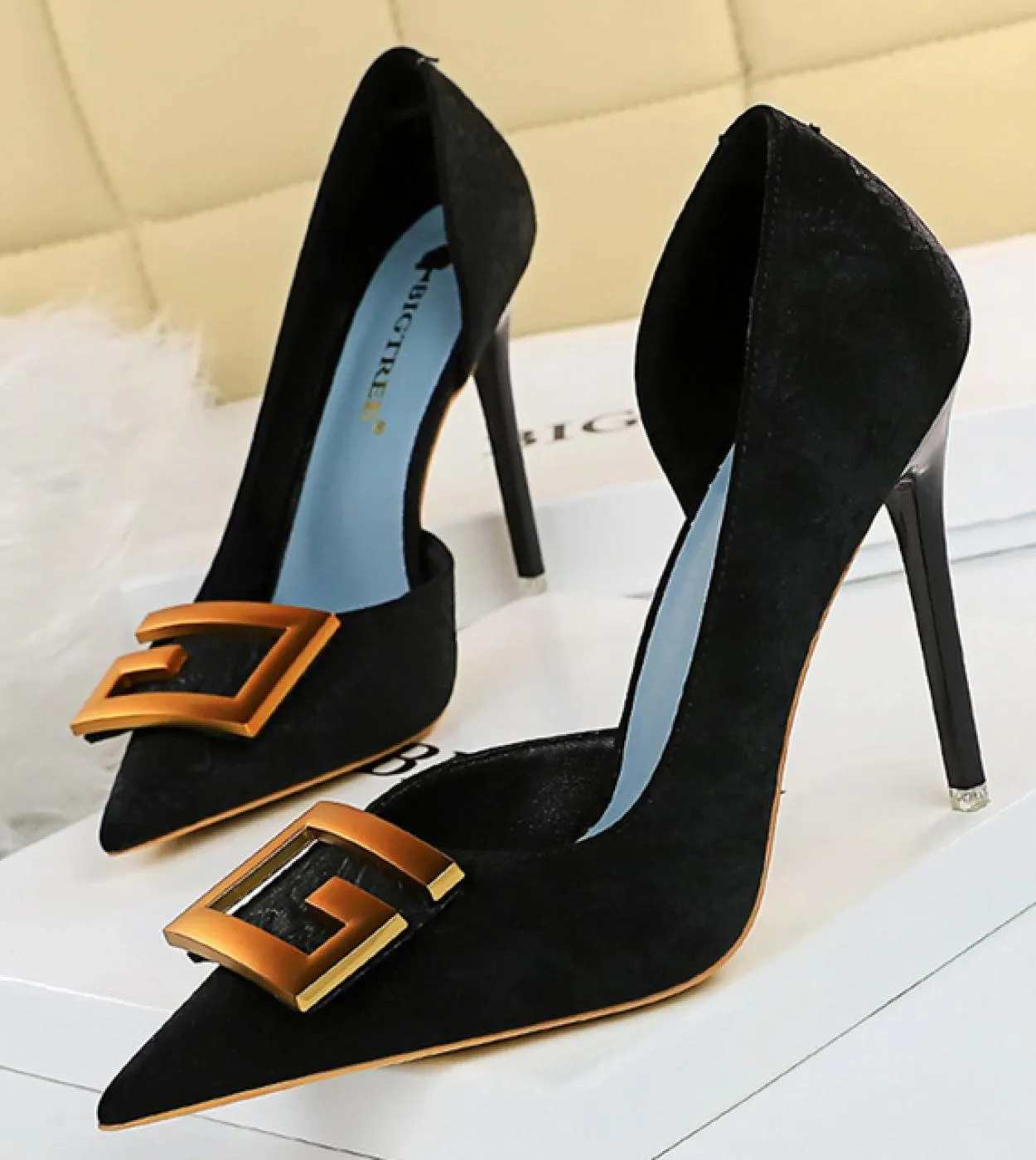 Donna 7,5 cm 10,5 cm Tacchi alti Décolleté verdi Lady Wedding Designer di lusso Tacchi a spillo Tacchi bassi Fetish Nightclub Pl