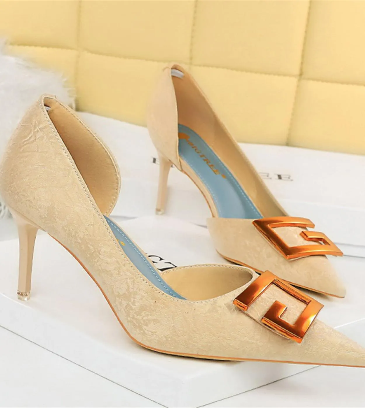Donna 7,5 cm 10,5 cm Tacchi alti Décolleté verdi Lady Wedding Designer di lusso Tacchi a spillo Tacchi bassi Fetish Nightclub Pl