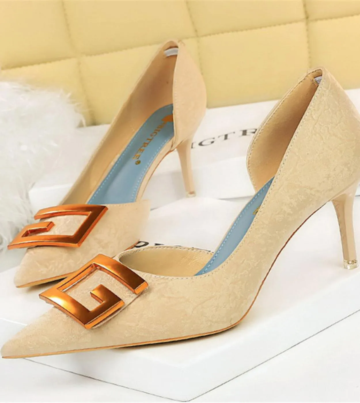 Donna 7,5 cm 10,5 cm Tacchi alti Décolleté verdi Lady Wedding Designer di lusso Tacchi a spillo Tacchi bassi Fetish Nightclub Pl