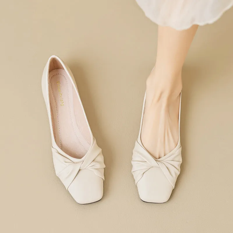 Donne Minimalismo Moda Scarpe Basse Morbide