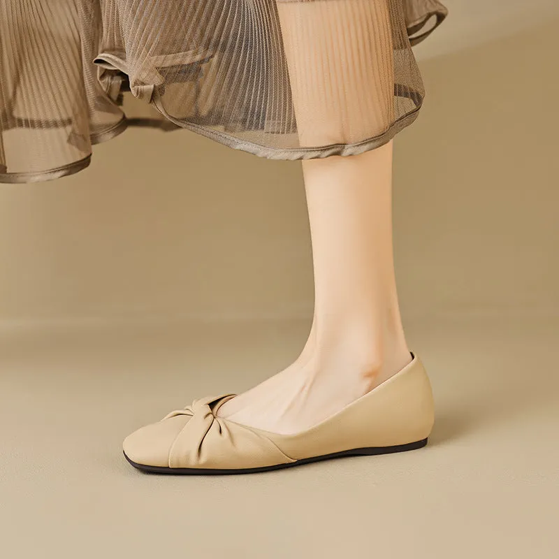 Donne Minimalismo Moda Scarpe Basse Morbide