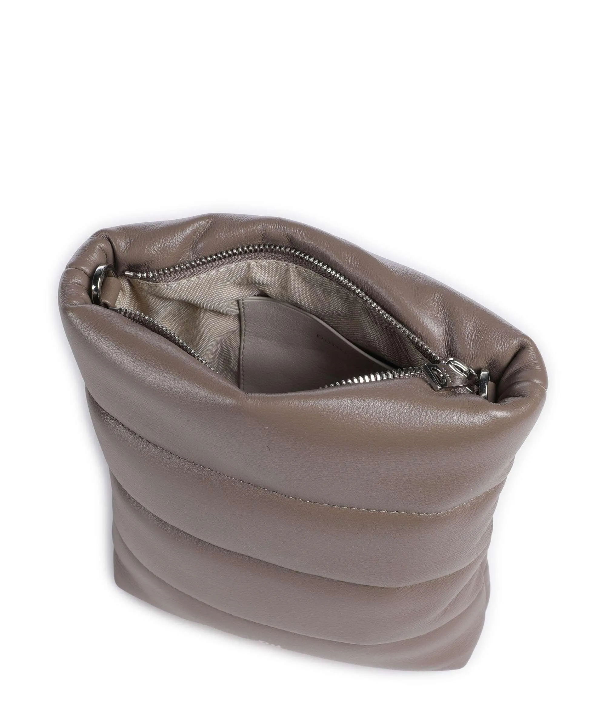  DuDu Bags Falkland Borsa a tracolla pelle a grana fine taupe  