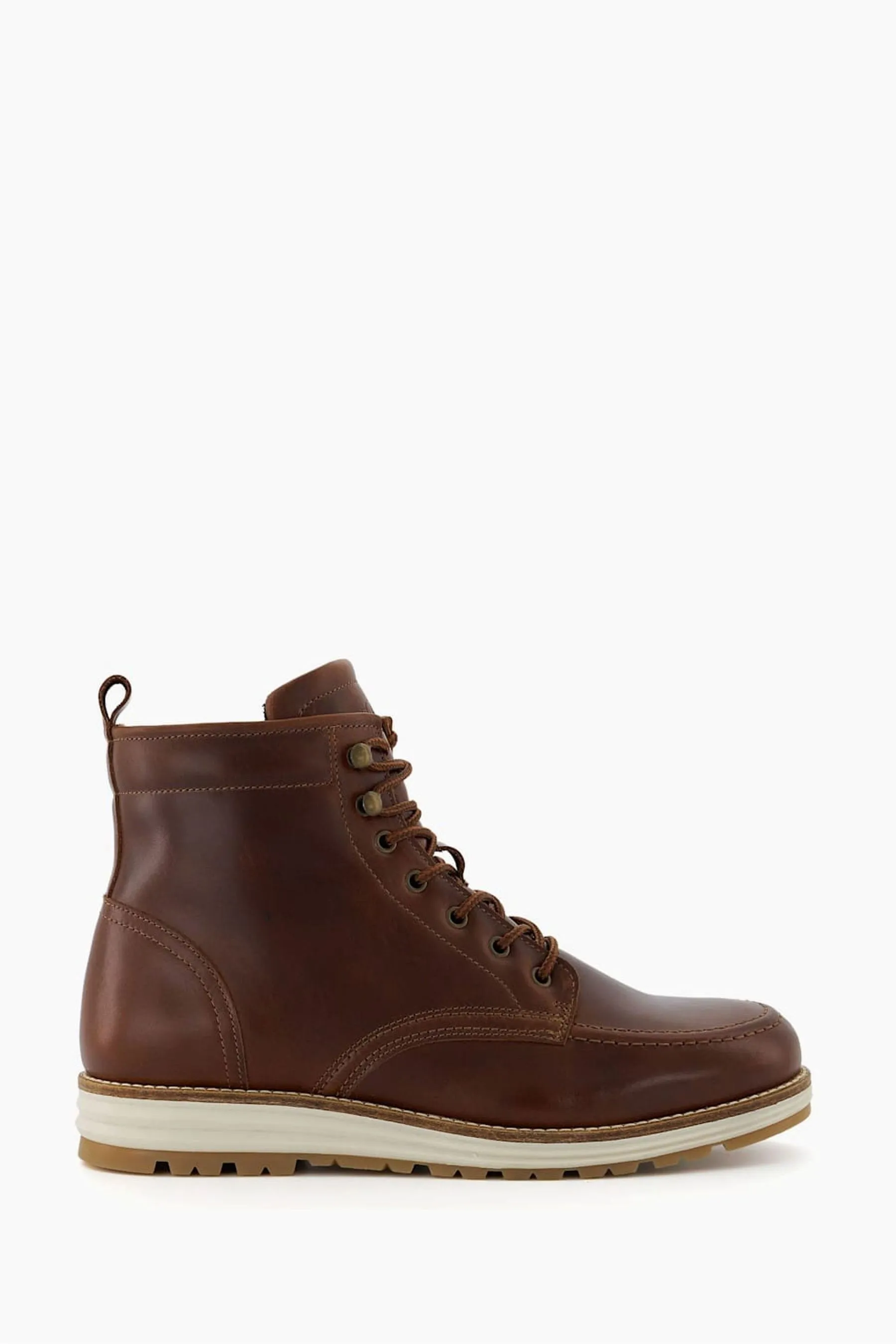Dune London Cranees - Stivali stile trekking con zeppa e grembiule