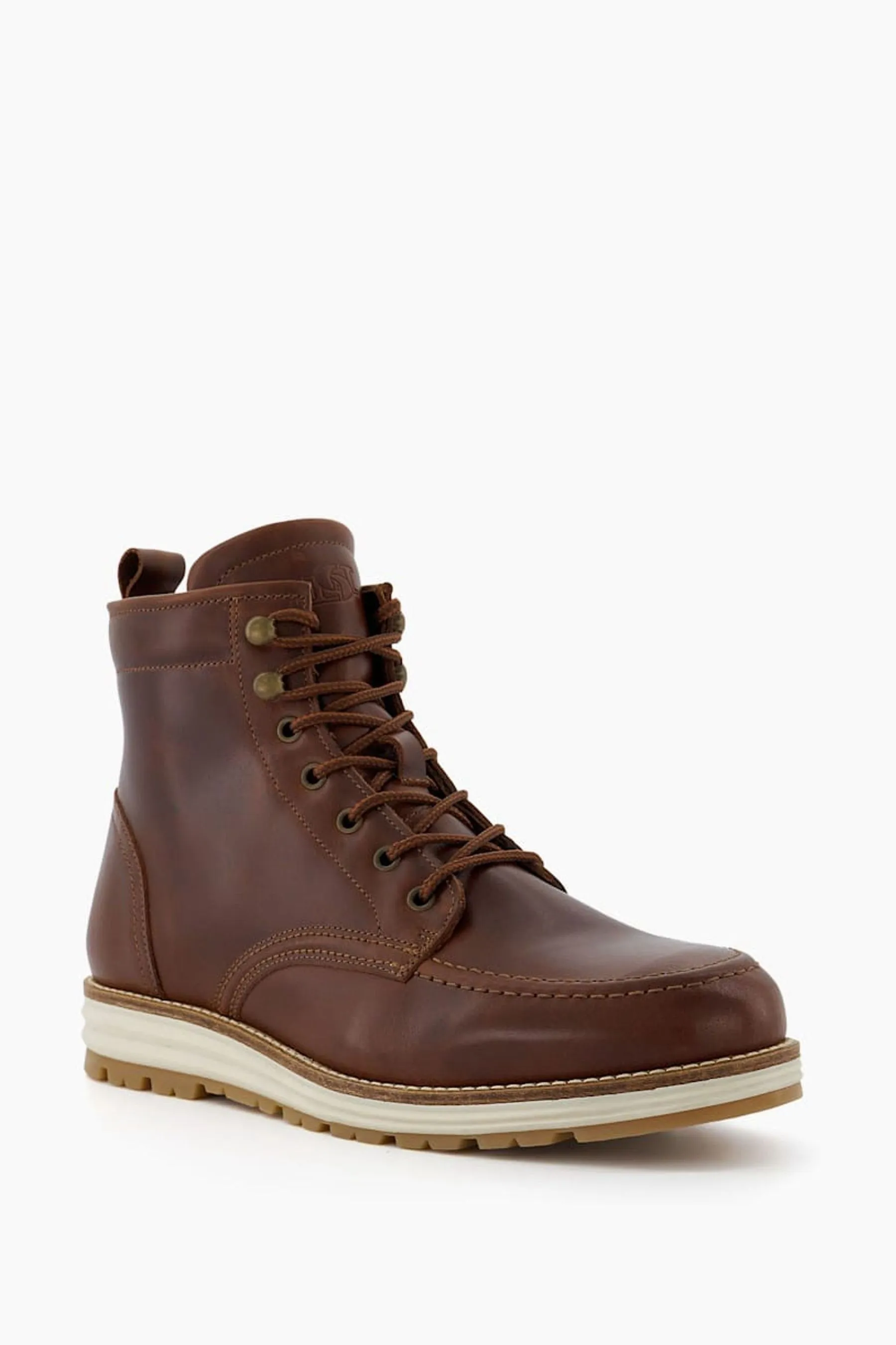 Dune London Cranees - Stivali stile trekking con zeppa e grembiule
