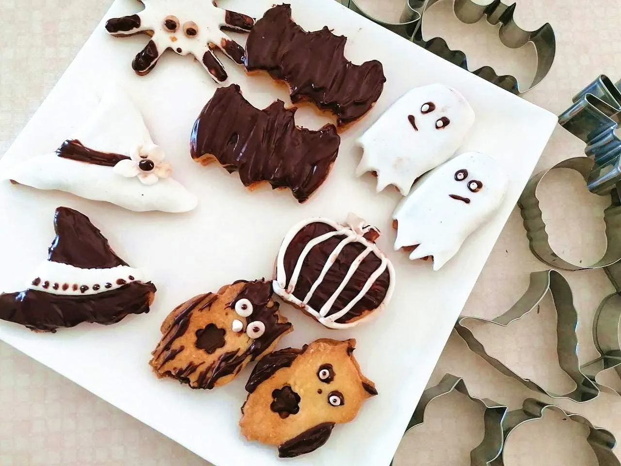 ElecMotive Set di 9 Halloween Formine per Biscotti Acciaio Inox Stampi Biscotti DIY Decorazioni Dolci Biscotti
