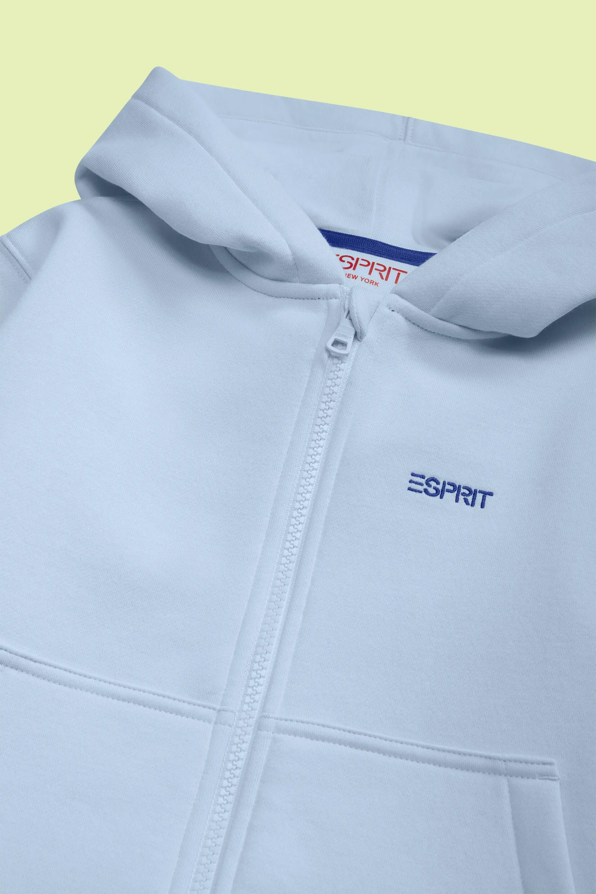 Felpa con cappuccio e zip con logo