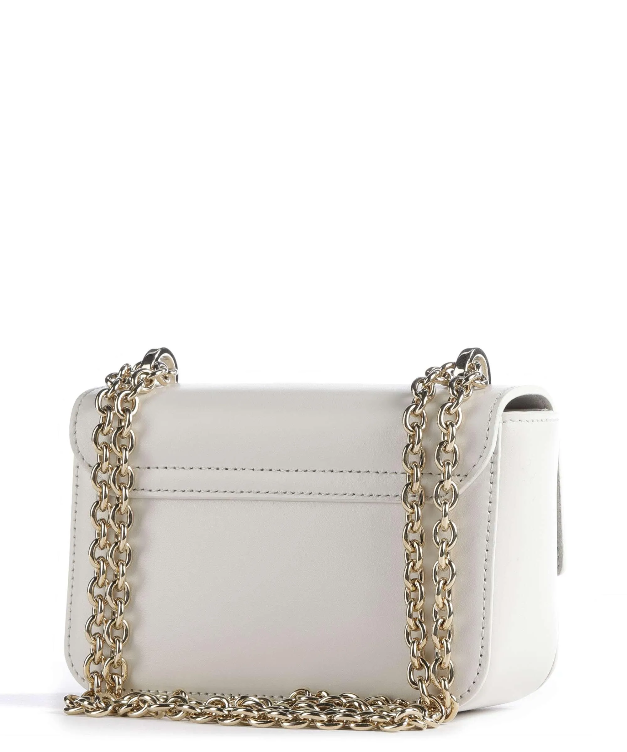  Furla Metropolis Mini Borsa a spalla pelle a grana fine avorio  