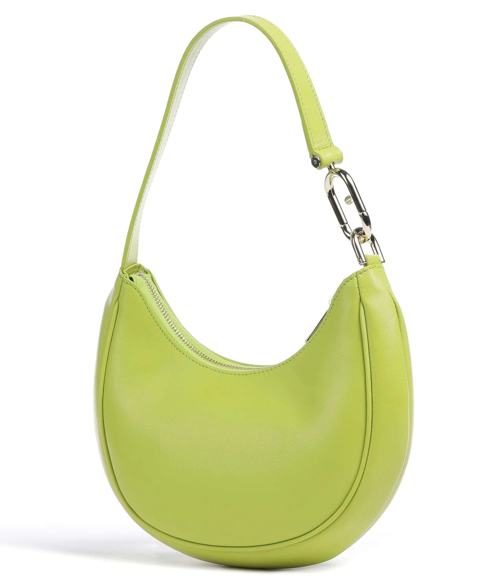  Furla Primavera S Borsa a spalla pelle a grana fine verde  