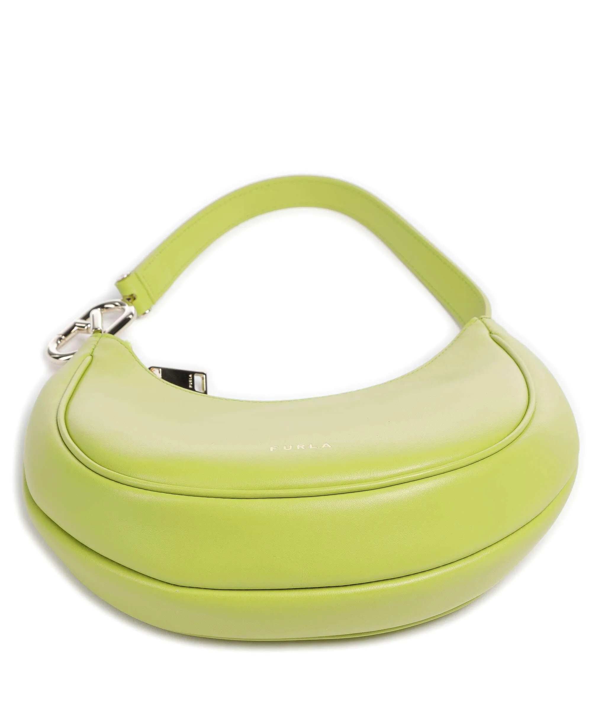  Furla Primavera S Borsa a spalla pelle a grana fine verde  