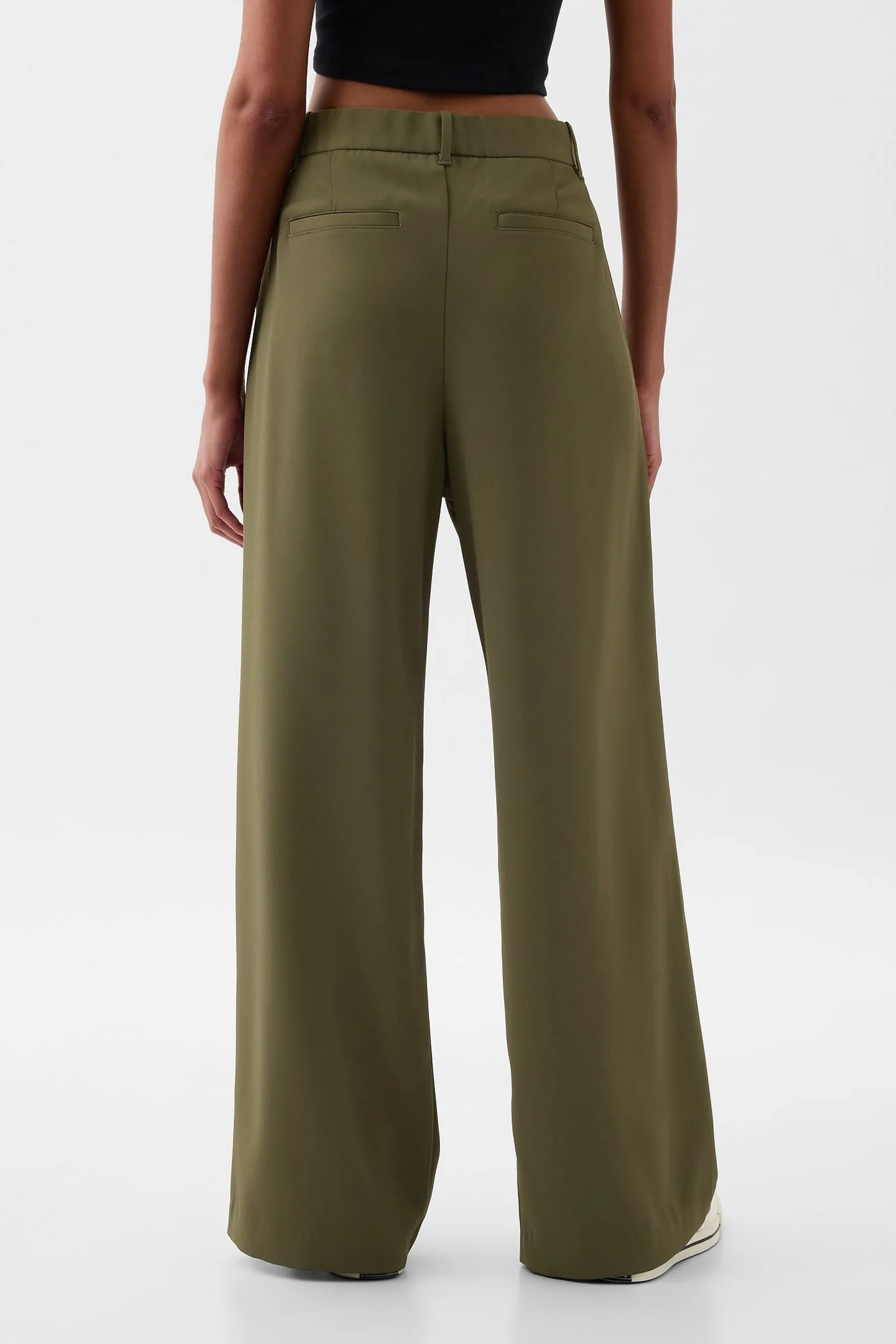 Gap - A pieghe Pantaloni a vita alta