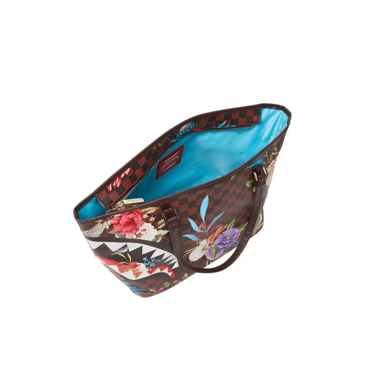 Garden Of Sharks Tote, Marrone
