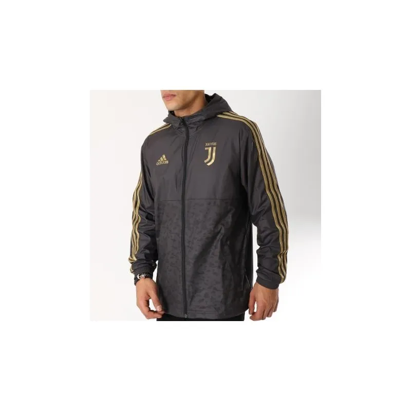 Giacca Antivento Juventus Nero-Oro Uomo