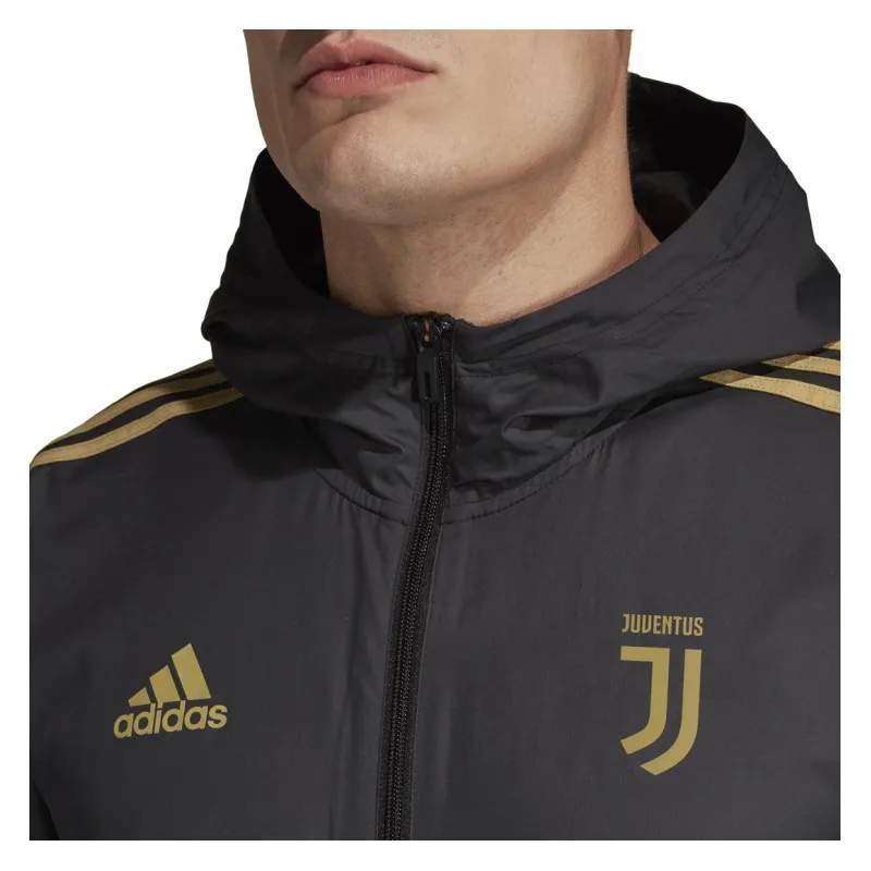 Giacca Antivento Juventus Nero-Oro Uomo