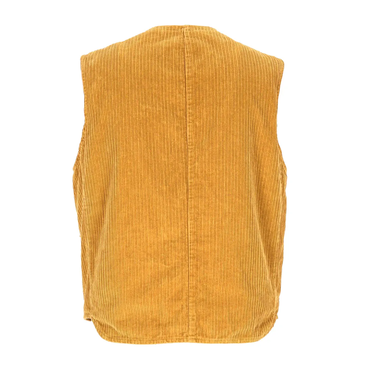 Gilet Capalbio Quattro Tasche Velluto Rocciatore Giallo Senape