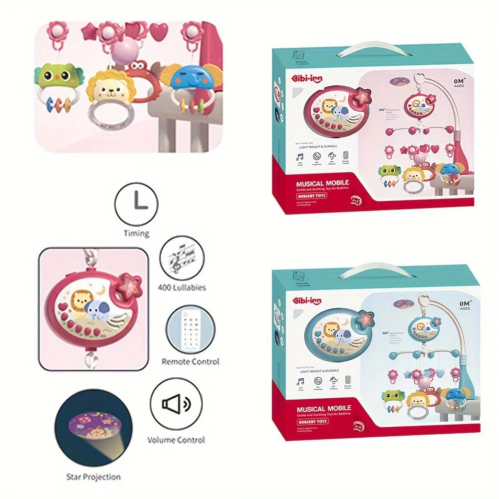 Giocattoli Da Comodino Per Bambini: Campanello Per Passeggino, Rotatore Musicale, Luce Di Proiezione Con Telecomando E Altro: Co