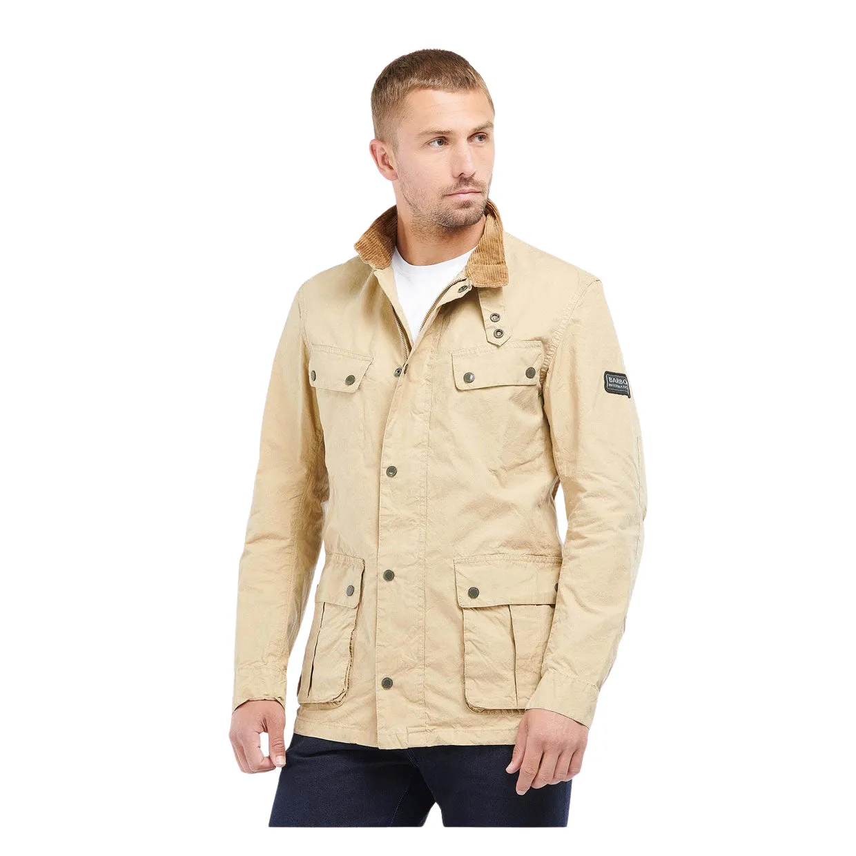 Giubbino Barbour International Summer Wash Duke Beige