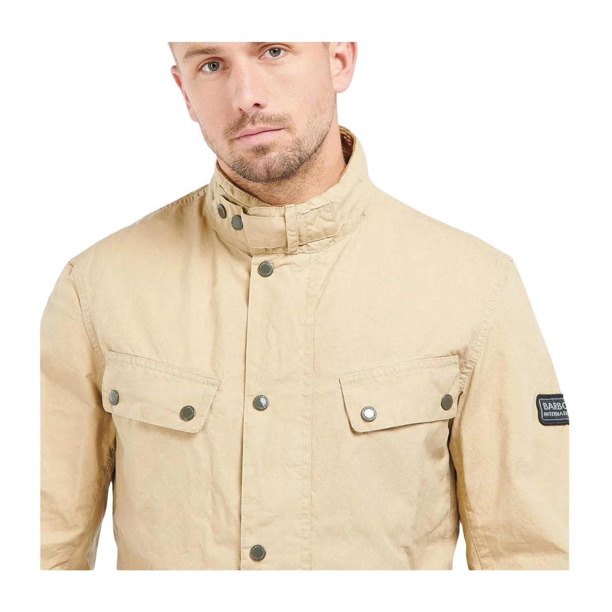 Giubbino Barbour International Summer Wash Duke Beige