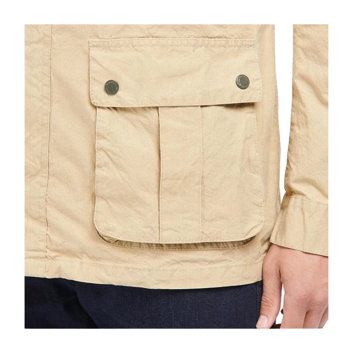 Giubbino Barbour International Summer Wash Duke Beige