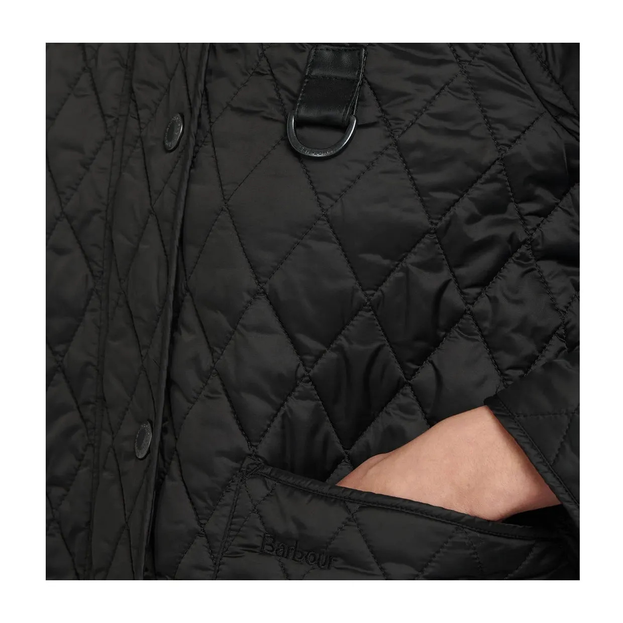Giubbino Donna Barbour Tobymory Quilted Nero