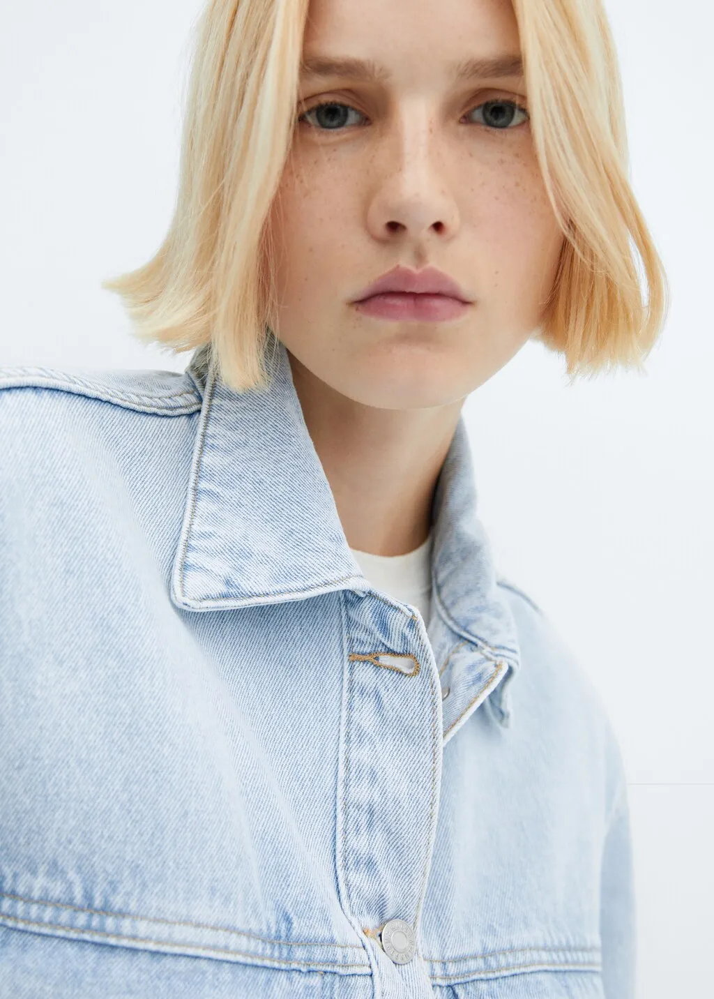 Giubbotto denim oversize