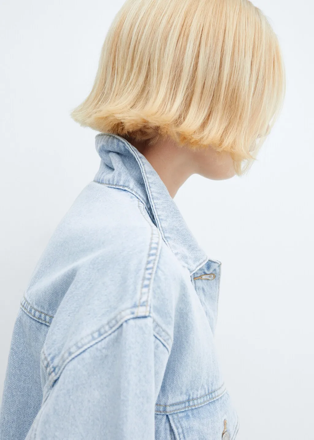 Giubbotto denim oversize