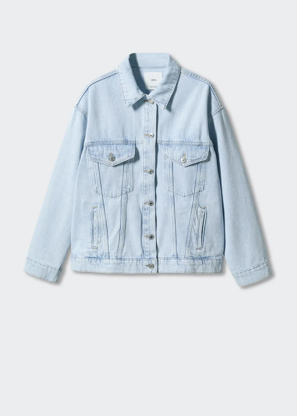 Giubbotto denim oversize